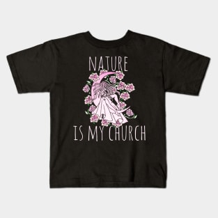 Nature is my church Kids T-Shirt